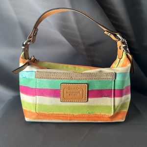 Coach Hampton Watercolor Shoulder Purse - mini